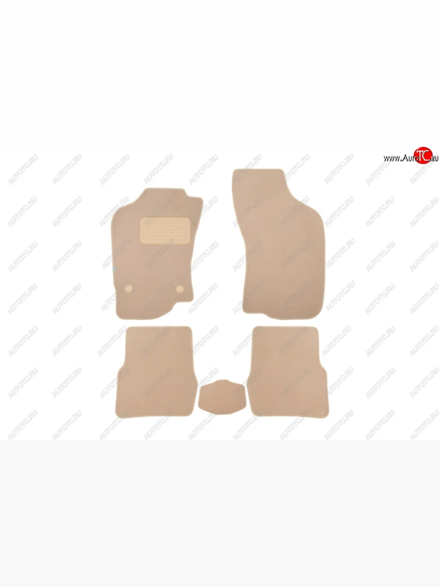 Коврики в салон Klever Premium (текстиль) Fiat Albea 170 седан (2002-2012) (Бежевый)  в Перми Пермском крае