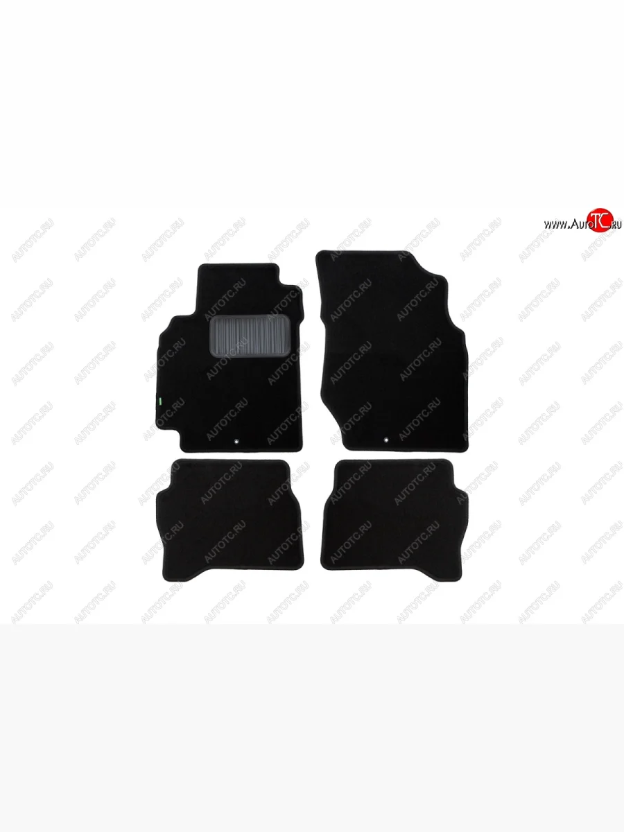 Коврики в салон Klever Standart (текстиль, 4 шт., подпятник, оверлок) Nissan Almera Classic B10 седан (2006-2013) (Черный)  в Керчи Республика Крым