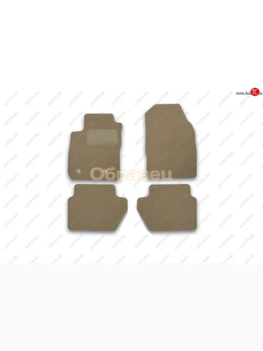 Коврики в салон Klever Premium (текстиль) (Бежевый) CITROEN Berlingo B9 дорестайлинг (2008-2016)