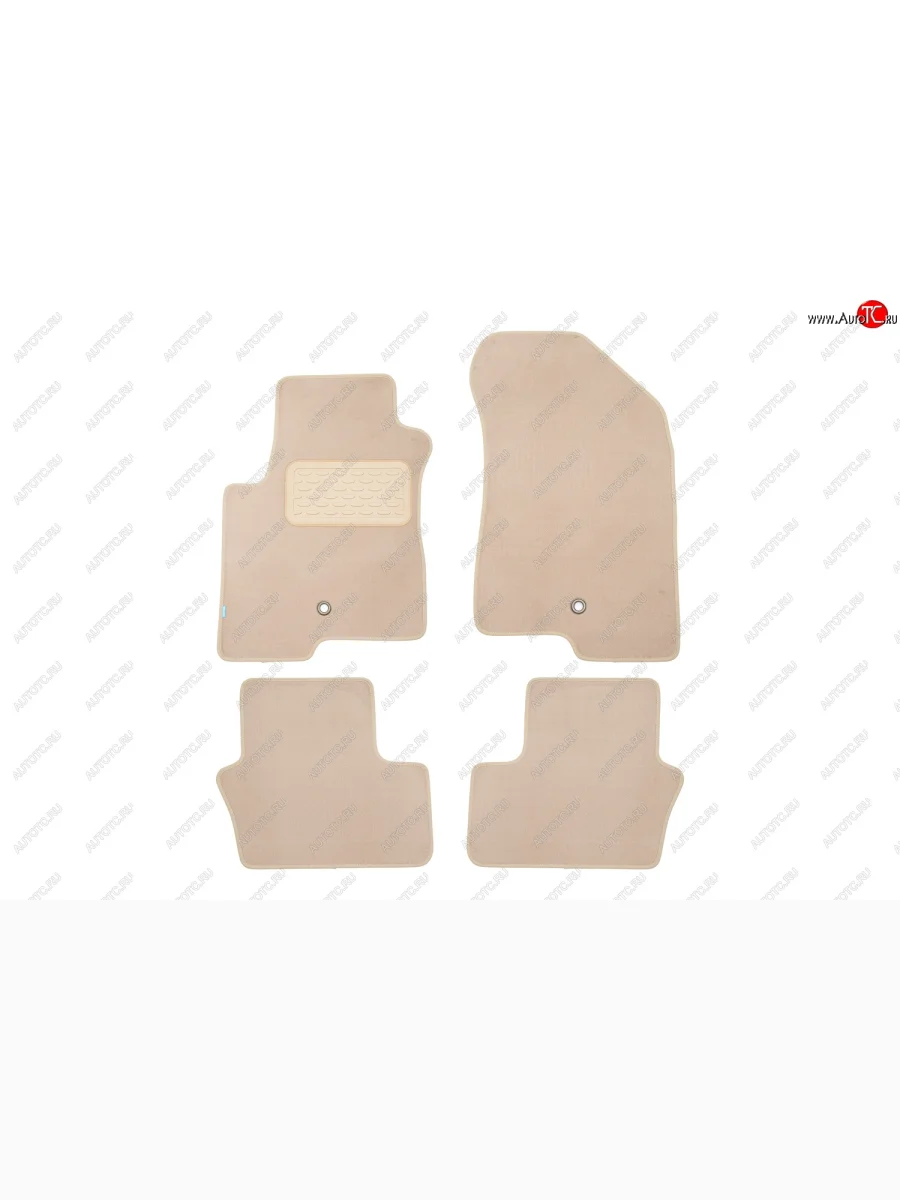 Коврики в салон Klever Premium (текстиль) Dodge Caliber (2006-2012) (Бежевый)  в Перми Пермском крае