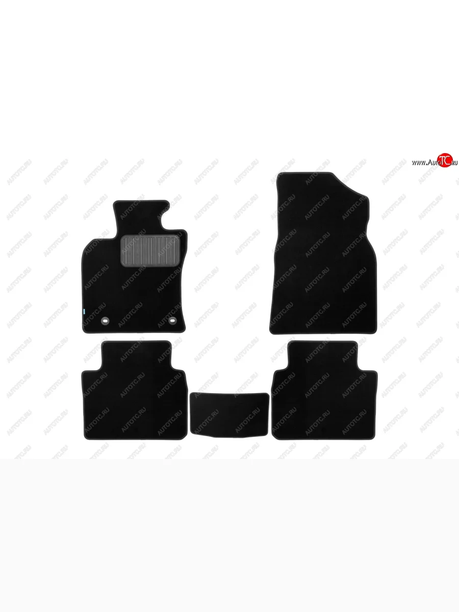 Коврики в салон Klever Premium (текстиль) Toyota Camry XV70 дорестайлинг (2017-2021) (Черный)  в Перми Пермском крае