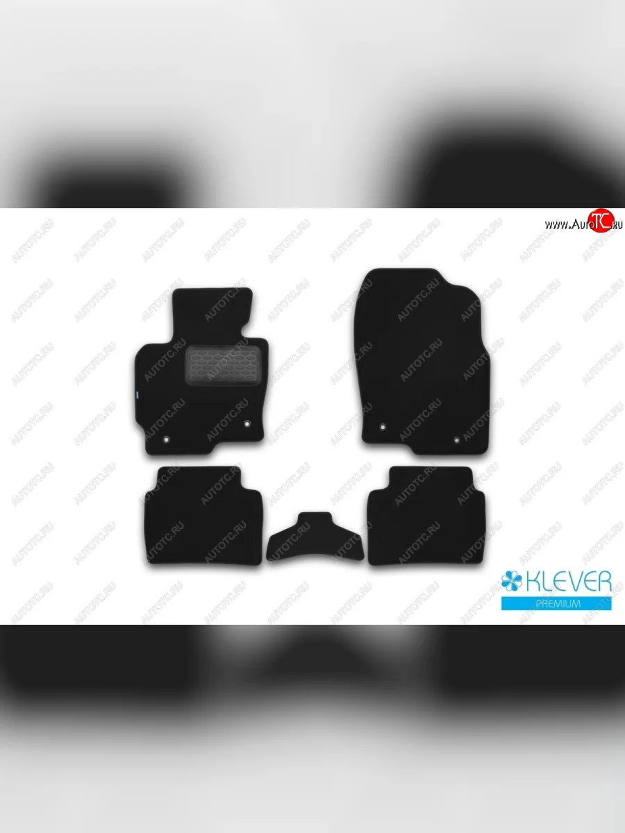 Коврики в салон Klever Premium (текстиль) Mazda CX-5 KE дорестайлинг (2011-2014) (Черный)  с доставкой в г. Керчь