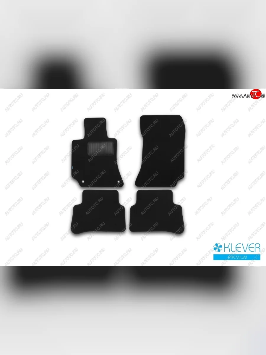 Коврики в салон Klever Premium (текстиль) Mercedes-Benz E-Class W212 рестайлинг седан (2013-2017) (Черный)  в Керчи Республика Крым