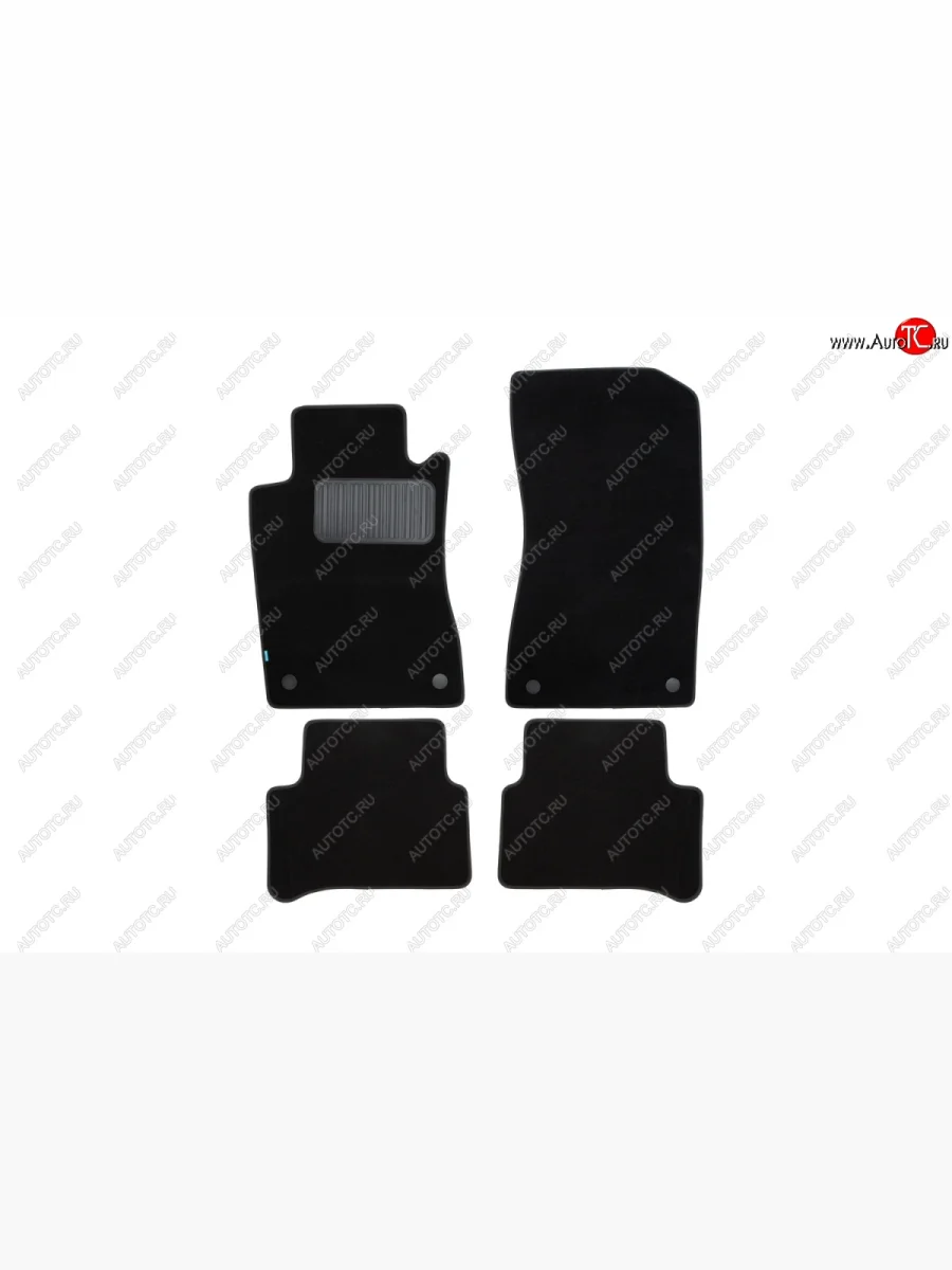 Коврики в салон Klever Premium (текстиль) Mercedes-Benz E-Class W211 дорестайлинг седан (2002-2006) (Черный)  в Перми Пермском крае