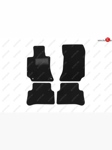 Коврики в салон (АКПП) Klever Premium (текстиль) (Черный) Mercedes-Benz E-Class  W212 (2009-2012) дорестайлинг седан