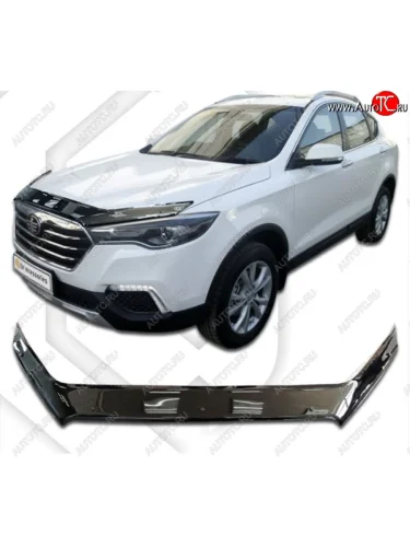 Дефлектор капота CA-Plastiс (Classic черный) FAW Besturn X80 рестайлинг (2016-2021)