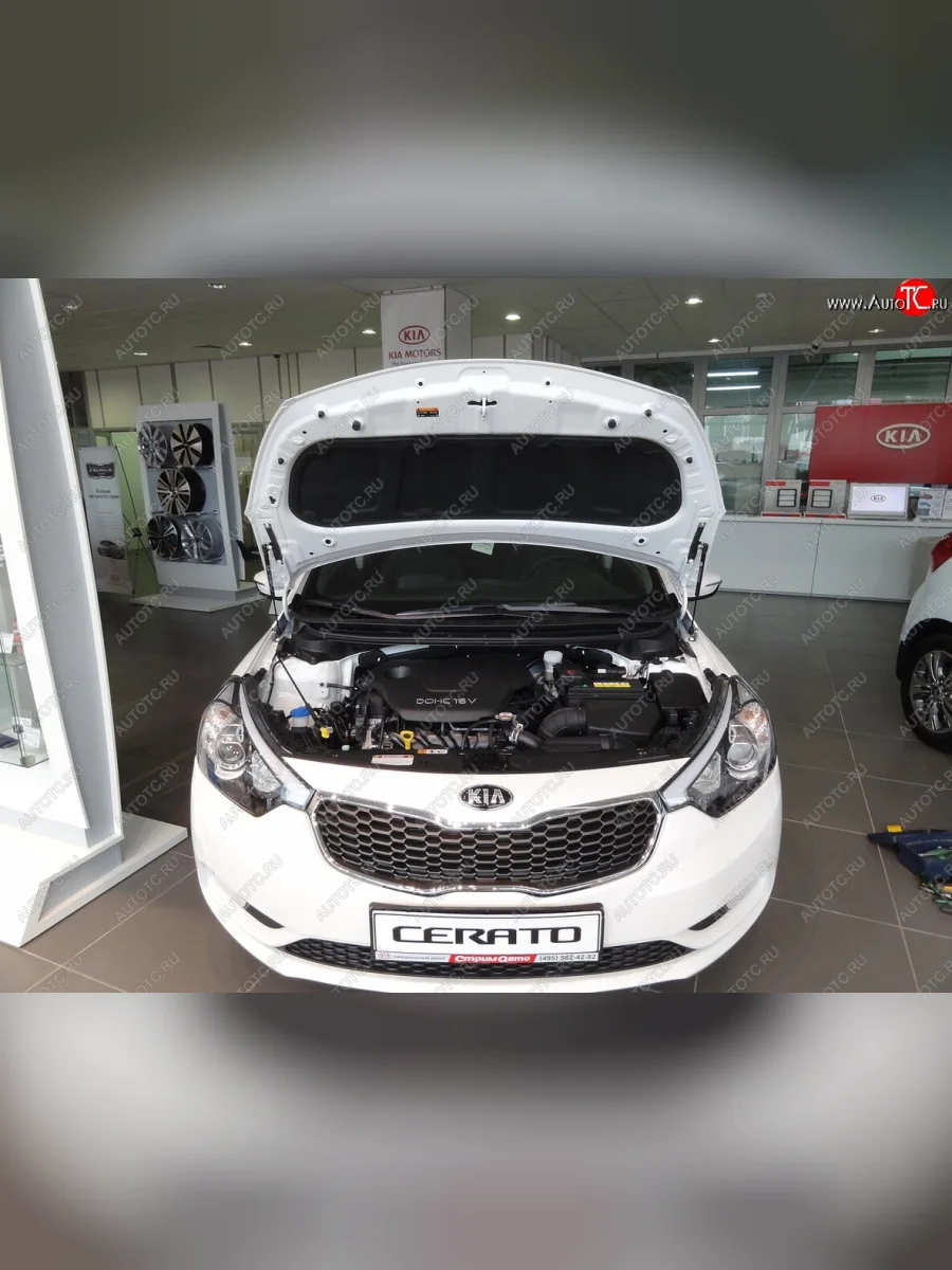 Упоры капота Russtal KIA Cerato 3 YD рестайлинг седан (2016-2019)  в Перми Пермском крае