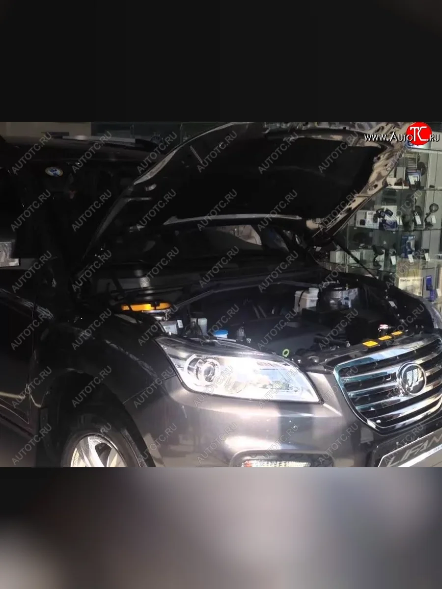 Упоры капота Russtal Lifan X60 2-ой рестайлинг (2016-2025)  в Воронеже Воронежской области