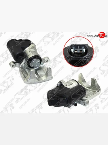 Левый задний тормозной суппорт SAT Audi Q3 8U дорестайлинг (2011-2015)