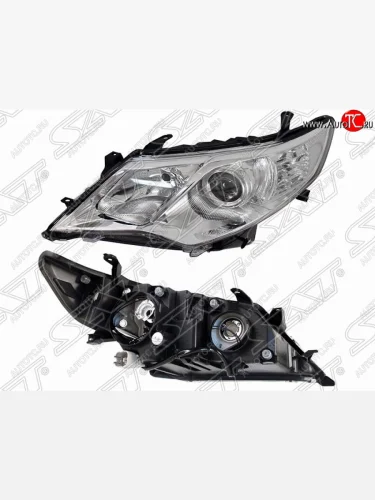Левая фара (с электрокорректором) (USA TYPE) SAT Toyota Camry  XV50 (2011-2014) дорестайлинг