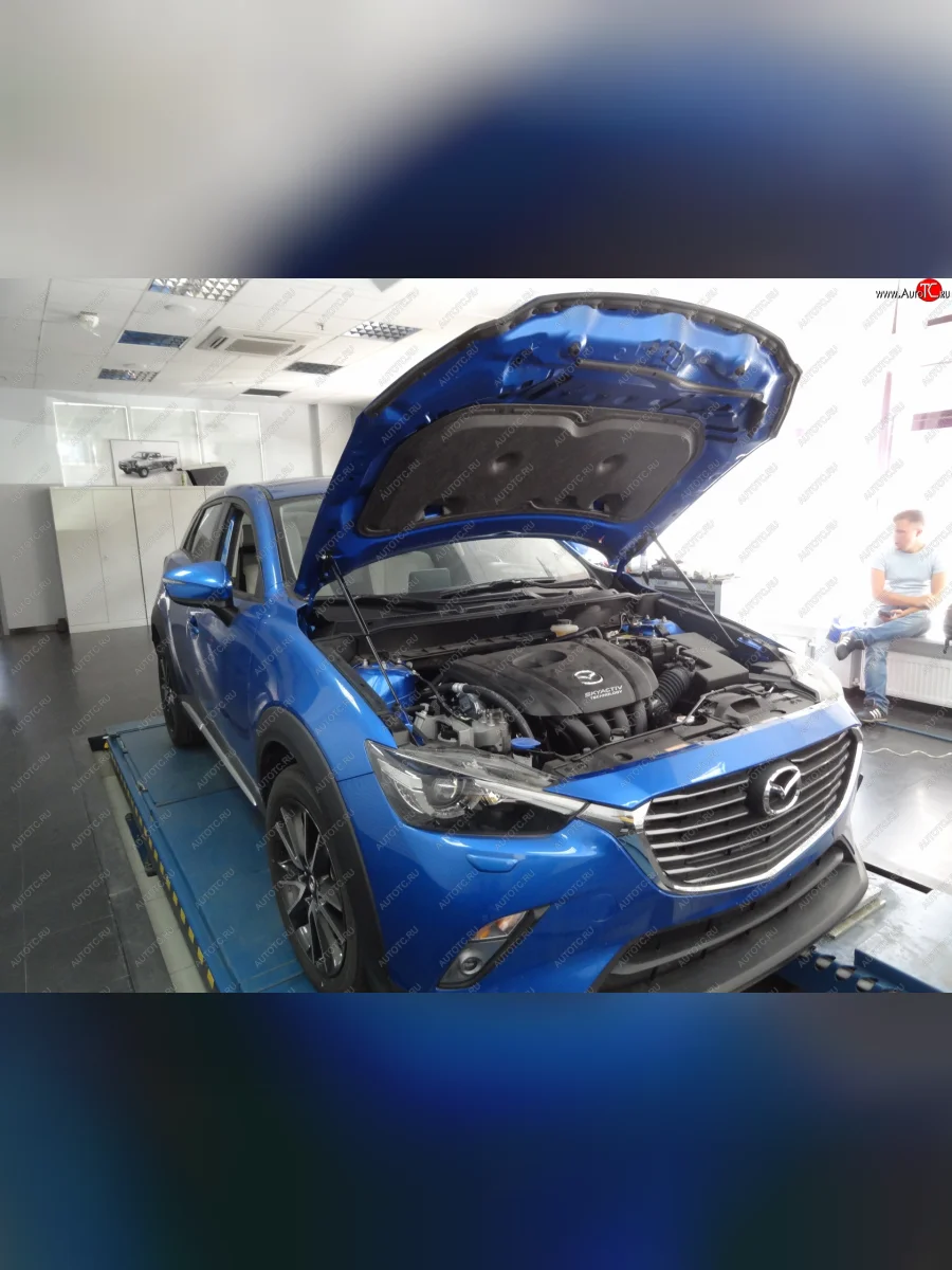 Упоры капота Russtal Mazda CX-3 DK дорестайлинг (2014-2018)  в Керчи Республика Крым