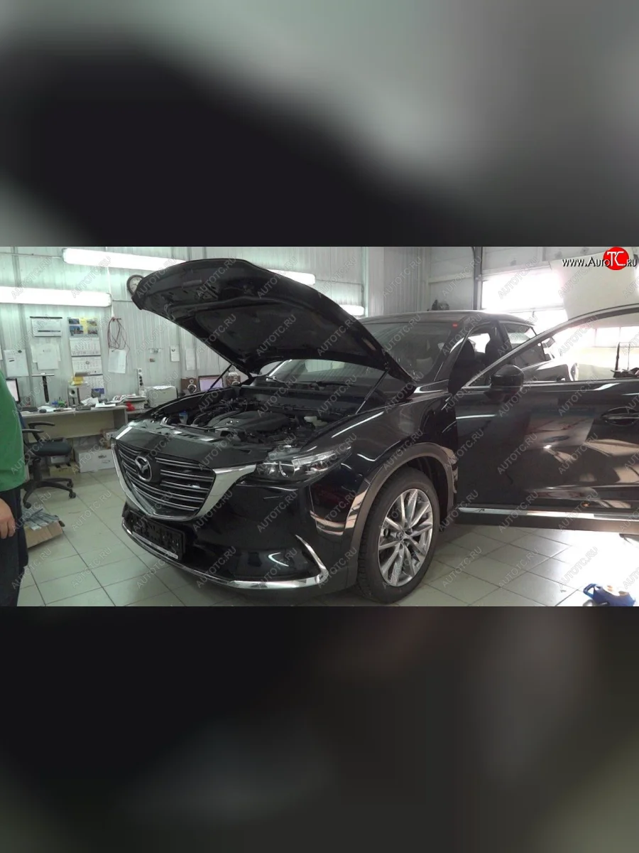 Упоры капота Russtal Mazda CX-9 TC дорестайлинг (2015-2025)  с доставкой в г. Керчь