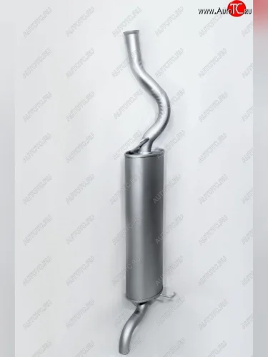 Глушитель (АЛЮМИНИЗИРОВАННЫЙ / банка 600мм) ТВС PREMIUM Лада ВАЗ Калина 1118 седан (2004-2013)