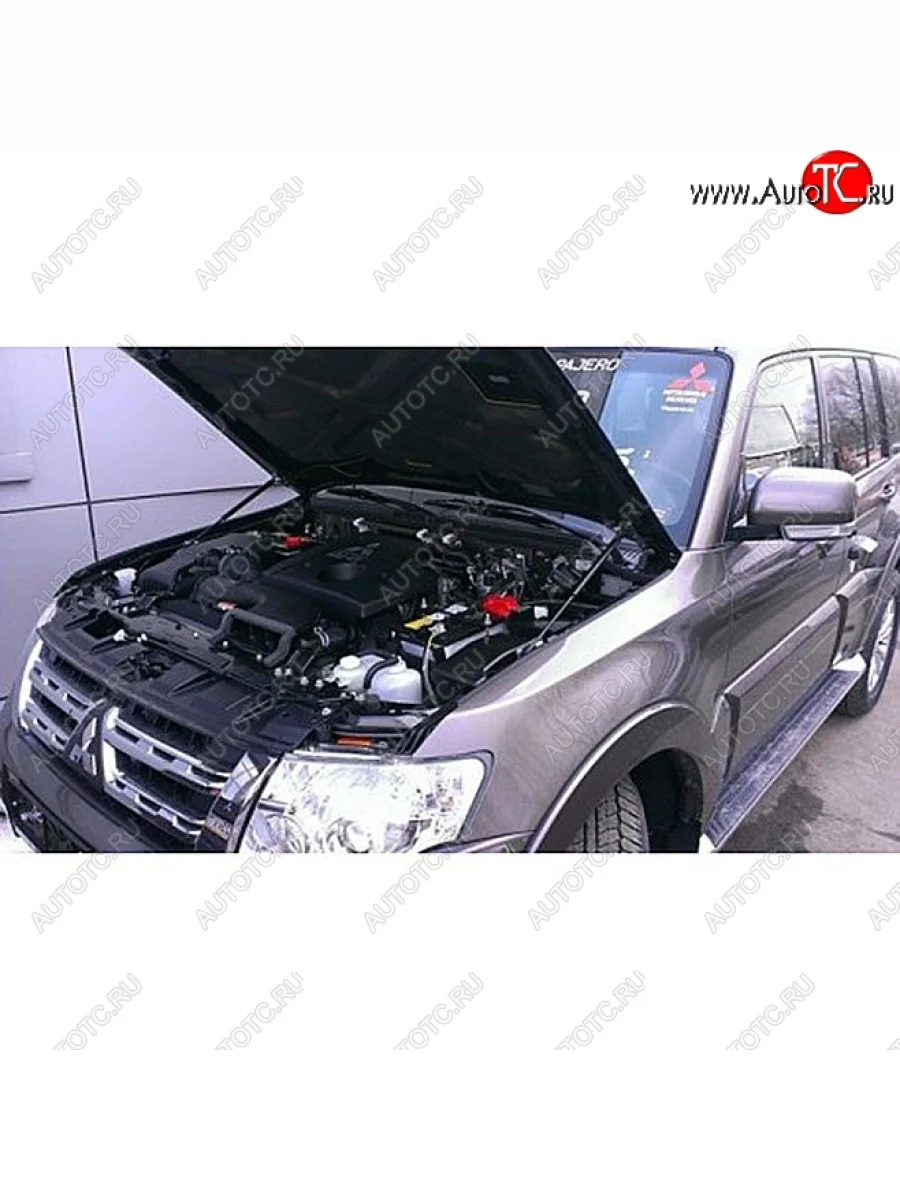 Упоры капота Russtal Mitsubishi Pajero 4 V90 2-ой рестайлинг (2014-2020)  в Самаре Самарской области
