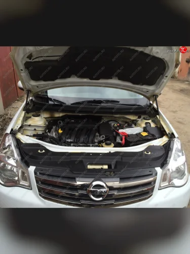 Упоры капота Russtal (2 штуки) Nissan Almera 3 G15 седан (2012-2019)