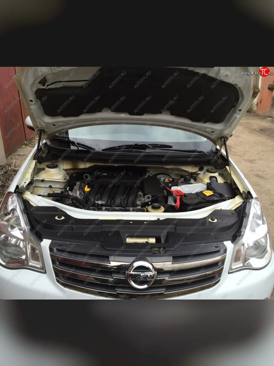 Упоры капота Russtal Nissan Almera 3 G15 седан (2012-2019) (2 штуки)  в Самаре Самарской области