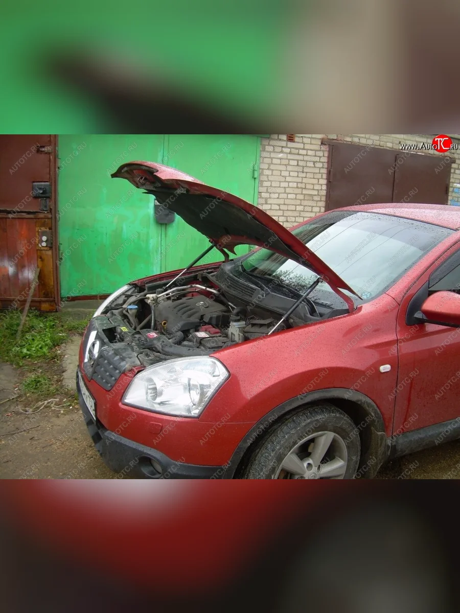 Упоры капота Russtal Nissan Qashqai 1 J10 рестайлинг (2010-2013)  в Самаре Самарской области