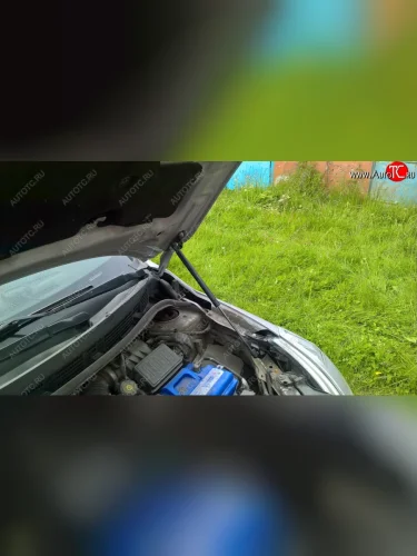 Упоры капота Russtal (1 штука) Nissan Tiida 1 C11 хэтчбэк дорестайлинг, Япония (2004-2007)