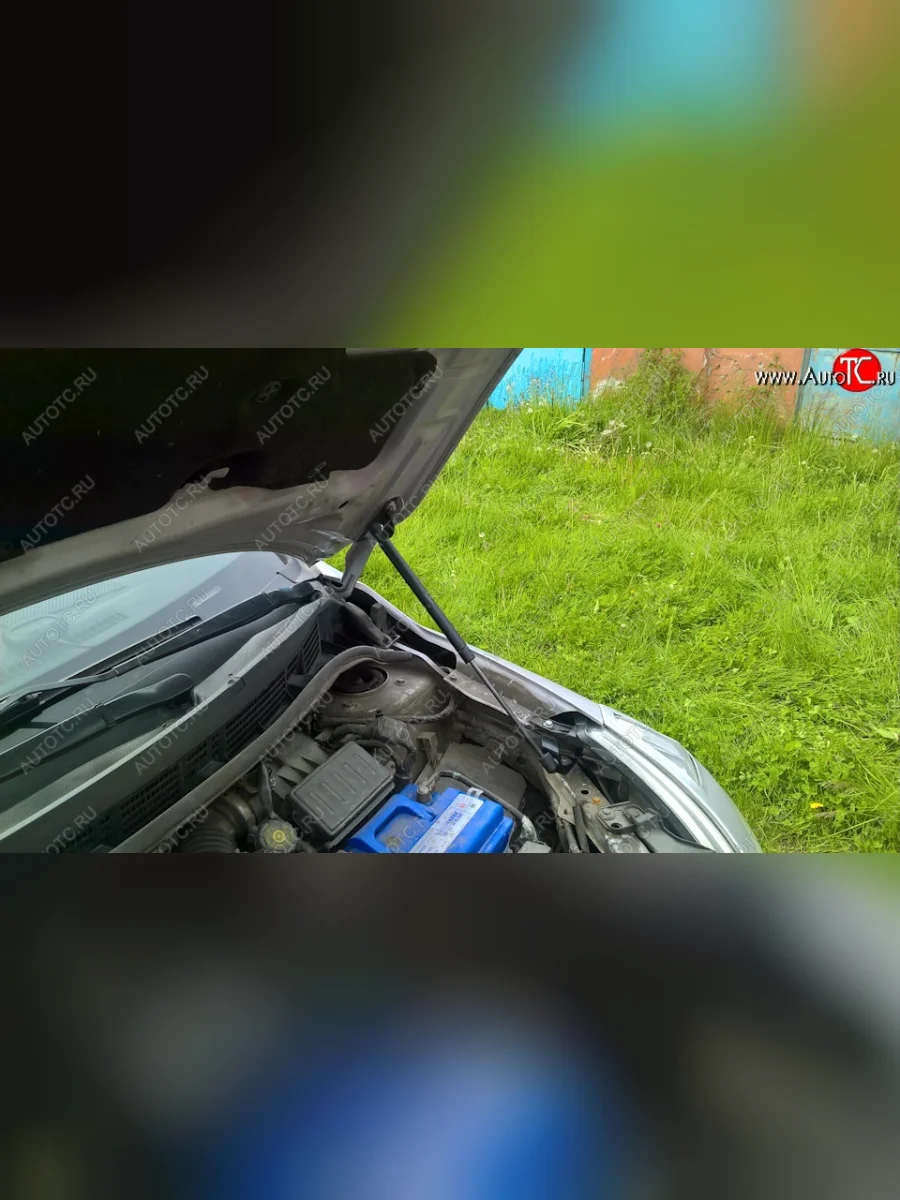 Упоры капота Russtal Nissan Tiida 2 C12 хэтчбек (2011-2019) (1 штука)  в Самаре Самарской области