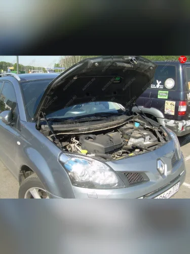 Упоры капота Russtal Renault Koleos 1 Phase 2 (2011-2013)