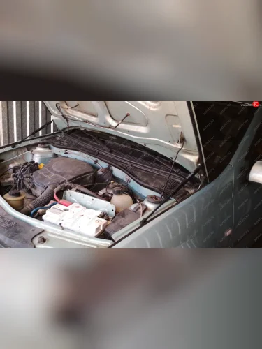 Упоры капота Russtal (2 штуки) Renault Logan 1 дорестайлинг (2004-2010)