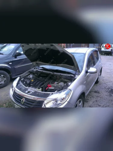 Упор капота Russtal Renault Sandero Stepway 1 (2010-2014)
