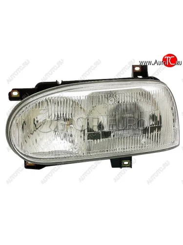Левая фара передняя VAG (двойная) Volkswagen Golf 3 Mk3 хэтчбэк 5 дв. (1991-1998)
