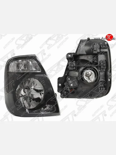 Правая передняя фара SAT (правая. черная) KIA Bongo 4 PU рестайлинг (2012-2025)