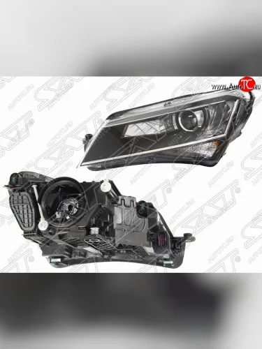 Левая фара SAT Skoda Superb B8 (3V) лифтбэк дорестайлинг (2015-2019)