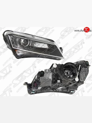 Правая фара SAT Skoda Superb B8 (3V) лифтбэк дорестайлинг (2015-2019)