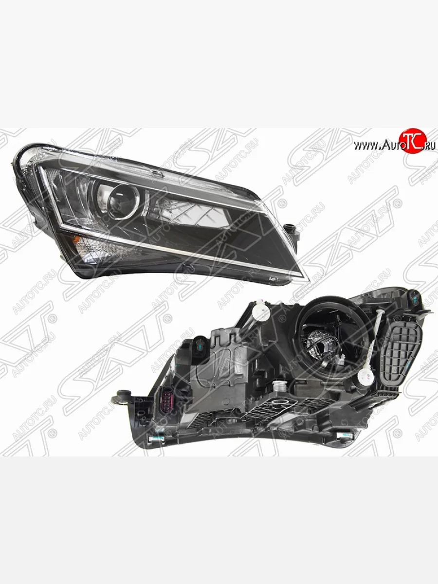 Правая фара SAT Skoda Superb B8 (3V) лифтбэк дорестайлинг (2015-2019)  в Керчи Республика Крым
