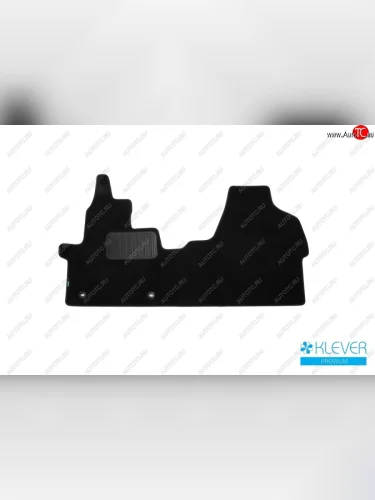 Коврики в салон Klever Premium (текстиль) (Черный) Peugeot Expert  K0 (2016-2024) цельнометаллический фургон дорестайлинг