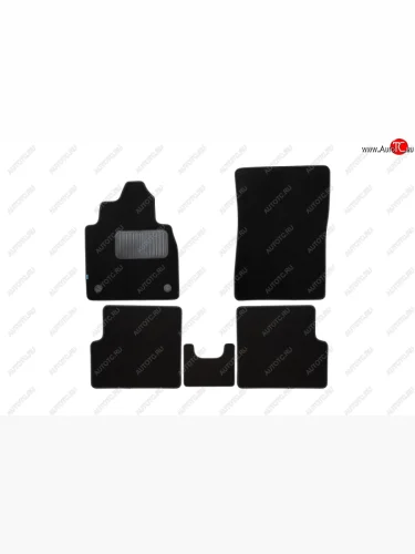 Коврики в салон Klever Premium (текстиль, с подстаканниками, АКПП) (Черный) Mercedes-Benz G class  W463 (1989-1994) 5 дв. дорестайлинг