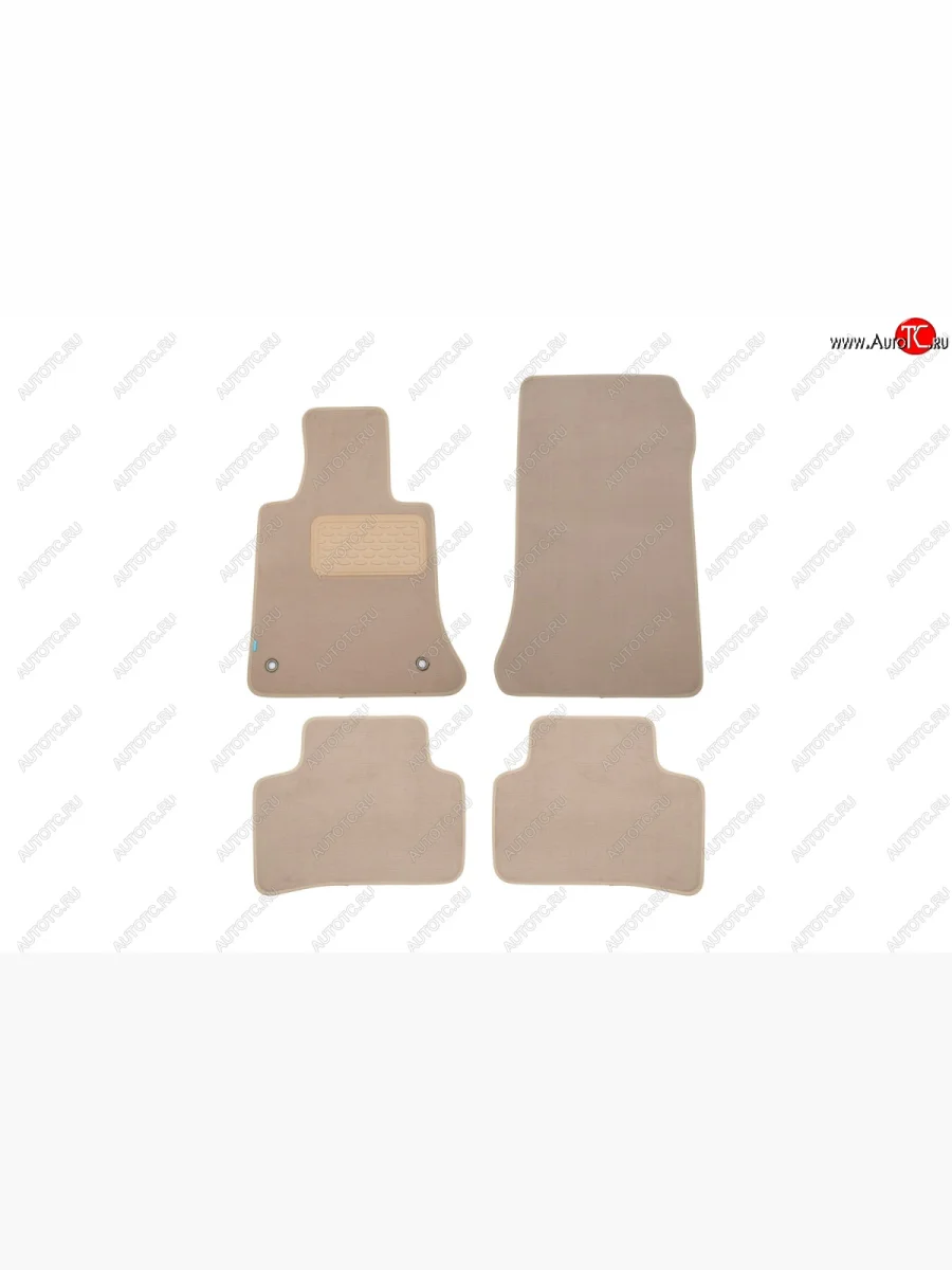 Коврики в салон Klever Premium (АКПП, текстиль)  Mercedes-Benz GLK class (2008-2012) X204 (Бежевый)  в Самаре Самарской области