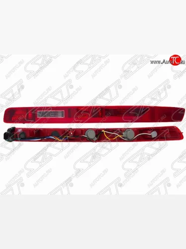 Правый фонарь в задний бампер SAT (под 5 ламп) Audi Q7  4L (2009-2015) рестайлинг