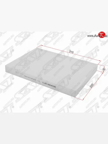Фильтр салонный SAT Audi A4  B9 (2016-2020), Audi A5  F5 (2016-2020), Audi A6 ( (C8) седан,  (C8) универсал) (2018-2023), Audi A7  4K (2018-2023), Audi A8  D5 (2017-2021), Audi Q5  FY (2017-2022), Audi Q7  4M (2015-2022), Audi Q8  4MN (2018-2022), Porsche Cayenne  PO536 (2018-2025), Volkswagen Touareg  3 CR (2018-2022)