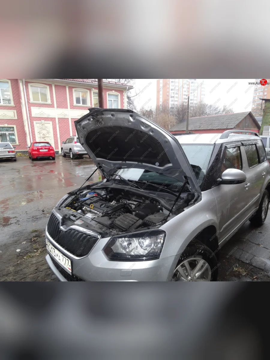 Упоры капота Russtal Skoda Yeti (2013-2018) (2 штуки)  в Самаре Самарской области