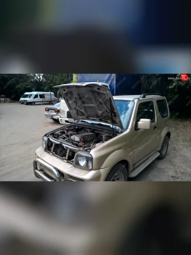 Упоры капота Атланта Инжиниринг Suzuki Jimny  JB23/JB43 (1998-2018) дорестайлинг, 1-ый рестайлинг, 2-ой рестайлинг