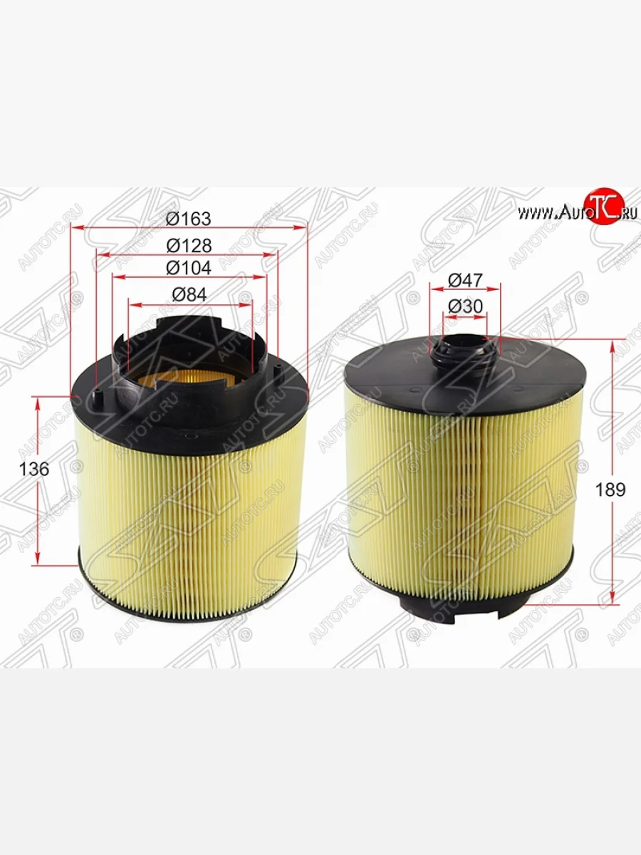Фильтр воздушный двигателя SAT  Audi A6 (2004-2008) C6  в Керчи Республика Крым
