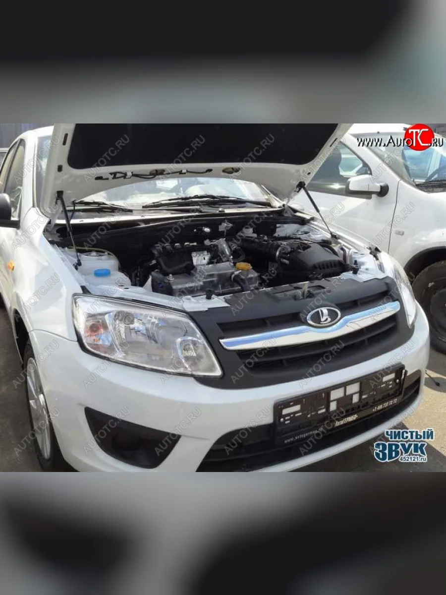 Упоры капота Russtal Лада ВАЗ Калина 2192 хэтчбек (2013-2018) (2 штуки)  в Самаре Самарской области