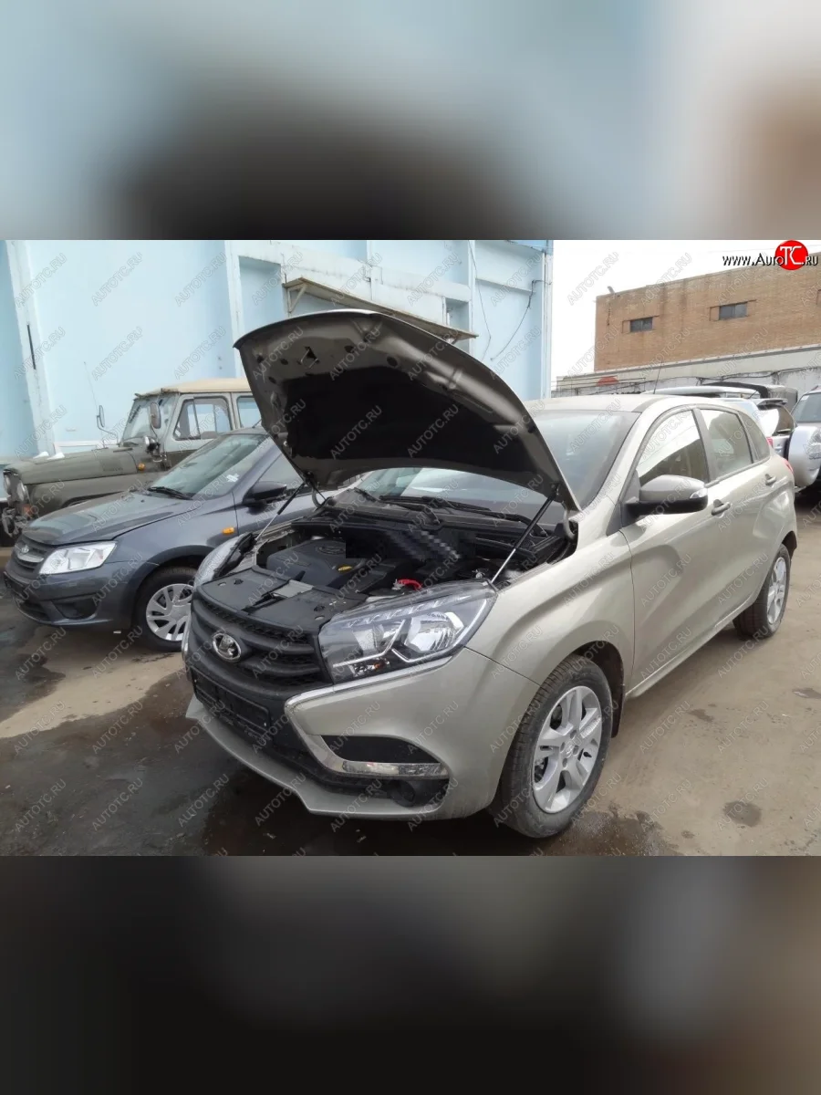 Упоры капота Russtal Лада ВАЗ XRAY (2016-2022)  с доставкой в г. Керчь