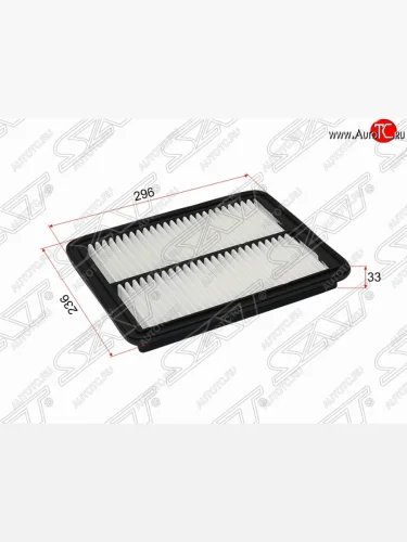 Фильтр воздушный двигателя SAT (2.4/2.5/3.5) KIA Sorento  BL (2002-2010) дорестайлинг, рестайлинг