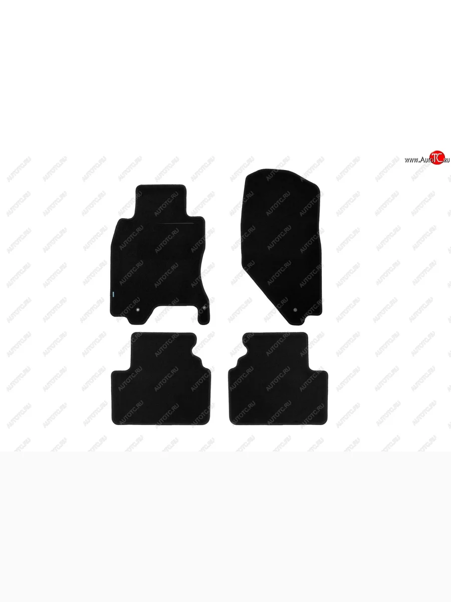 Коврики в салон Klever Econom (текстиль, 4 шт., без подпятника, оверлок) INFINITI G37 V36 седан рестайлинг (2008-2014) (Черный)  в Керчи Республика Крым