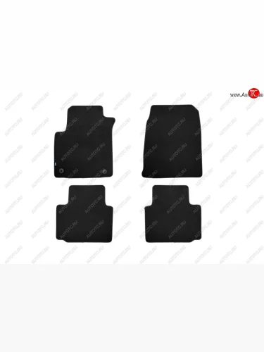 Коврики в салон Klever Econom (текстиль, 4 шт., без подпятника, оверлок) Haval H2 (2017-2021) (Черный)