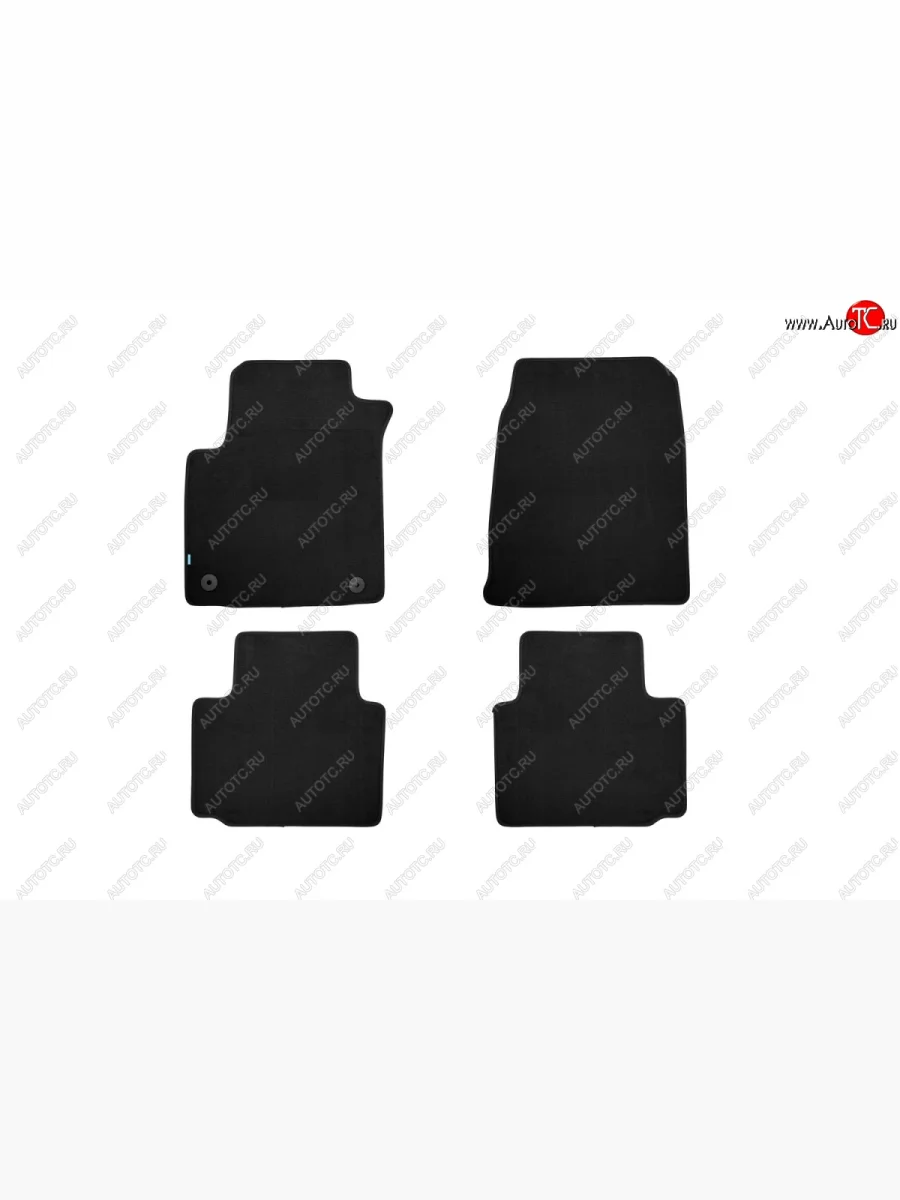 Коврики в салон Klever Econom (текстиль, 4 шт., без подпятника, оверлок) Haval H2 (2017-2021) (Черный)  с доставкой в г. Керчь