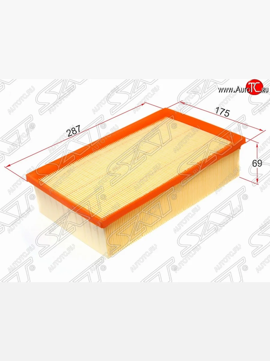 Фильтр воздушный двигателя SAT (1.8 / 2.0)  Audi A3 (2012-2020), Audi Q2 (2016-2020), Seat Ibiza (2017-2021), Seat Leon (2012-2016), Skoda Kodiaq (2017-2021), Skoda Octavia (2012-2020), Skoda Superb (2015-2025), Volkswagen Golf (2012-2020), Volkswagen Passat (2015-2025), Volkswagen Polo (2020-2022), Volkswagen Tiguan (2016-2022), Volkswagen Touran (2015-2025)  в Керчи Республика Крым