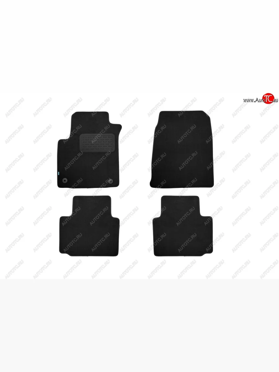 Коврики в салон Klever Standart (текстиль, 4 шт., подпятник, оверлок) Haval H2 (2017-2021) (Черный)  с доставкой в г. Керчь