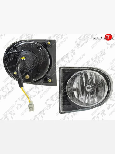 Левая противотуманная фара SAT Nissan Patrol  5 (2001-2004) Y61 1-ый рестайлинг