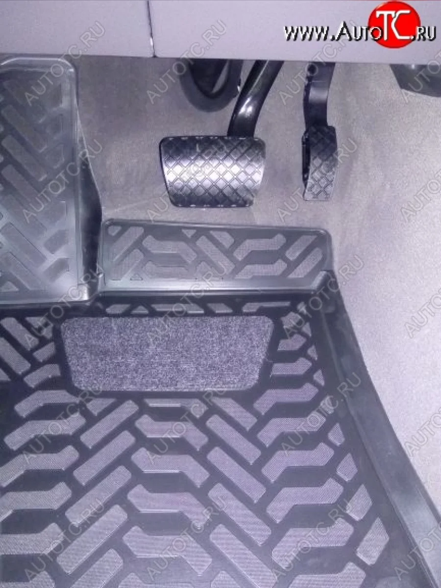 Коврики салона Aileron (3D с подпятником)  Volkswagen Touareg (2018-2022) 3 CR  в Керчи Республика Крым