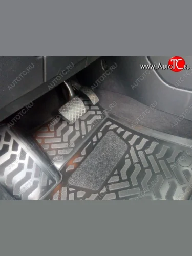 Коврики в салон Aileron (3D с подпятником) Volkswagen Teramont 1 CA1 дорестайлинг (2016-2020)